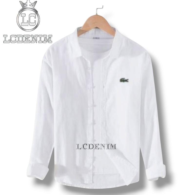 KEMEJA POLOS LENGAN PANJANG PRIA KEMEJA SLIMFIT PRIA KEMEJA KERAH Nyaman kemeja la  cost yang elegan  kemeja ini cocok dipakai dalam berbagai kesempatan. Formal Lembut  Kombinasi Putih Casual Katun 1