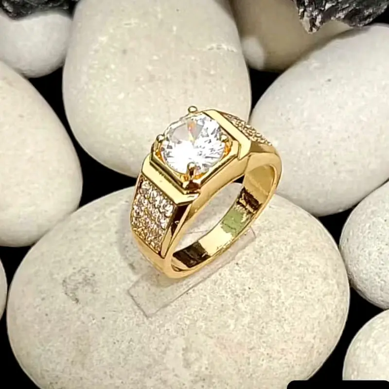 Cincin Pria Model Permata Terbaru Termurah - Rings 4