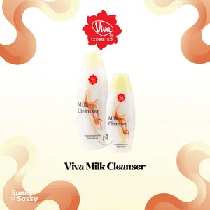 Viva Milk Cleanser Emollient - (100 ml & 200 ml) Facial Wajah