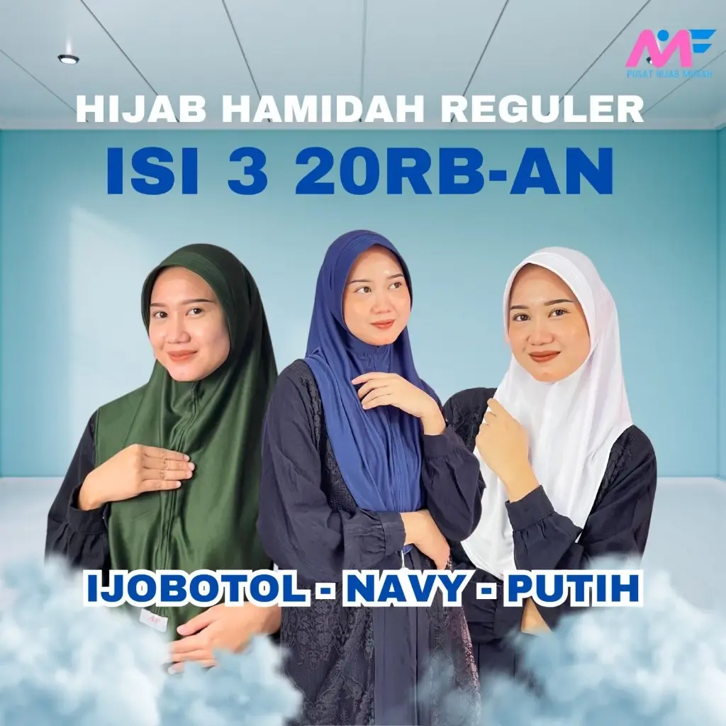 Ijo Botol + Navy + putih