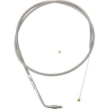 Gambar LA CHOPPERS #0650-1405 Stainless Throttle Cable 15-17" FLS 1996-2015 dari BANDUNGPARTS Kota Bandung Tokopedia