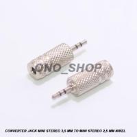 Gambar Converter Jack Mini Stereo 3,5 MM To Jack Mini Stereo 2,5 MM Nikel dari Ono Shop Kota Administrasi Jakarta Barat 2 Tokopedia