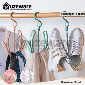 Uzeware Gantungan Sepatu Hanger Sepatu Jemur Sepatu
