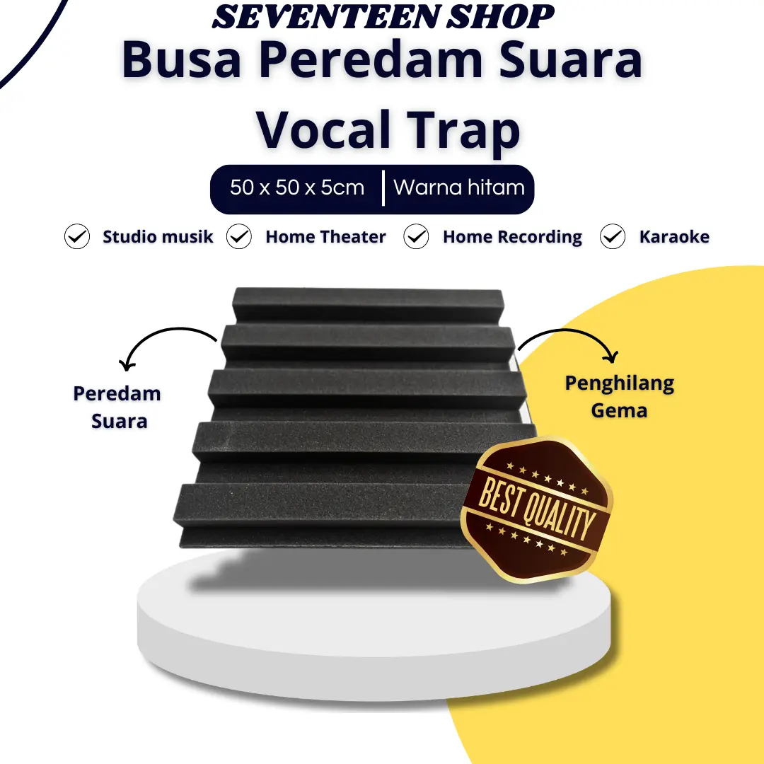 Busa Peredam Suara Vocal Trap Foam 50x50x5cm