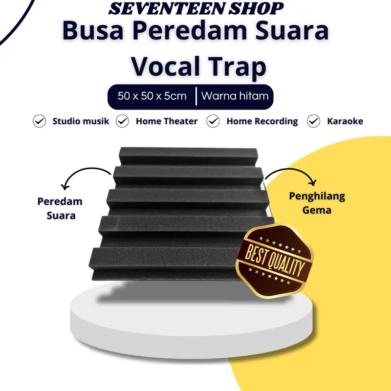 Busa Peredam Suara Vocal Trap Foam 50x50x5cm 0