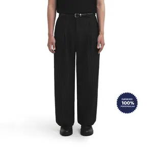 Celana Panjang Lebar Pria Stripe Wide Loose Trouser by CELANASTUDIO