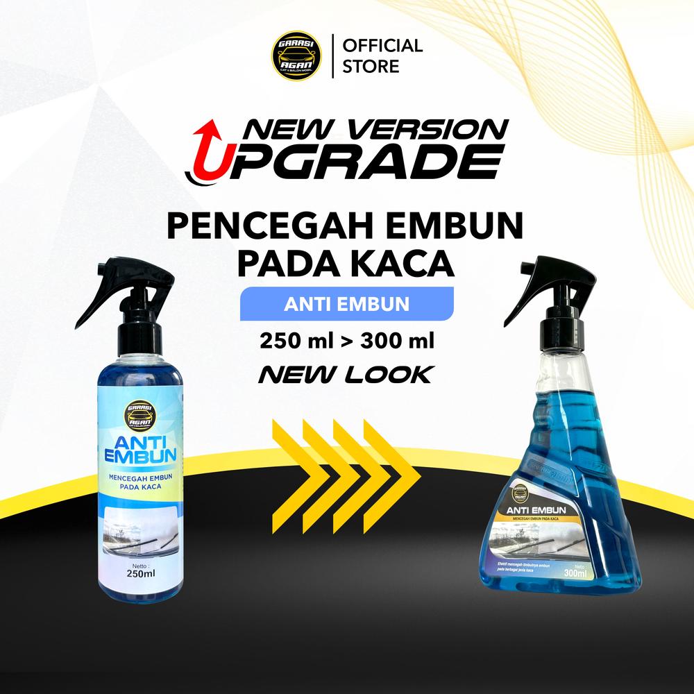 GARASI AGAN Anti Embun 300 ml Pencegah Embun Pada Kaca Interior Mobil, Kacamata, Visor Helm & Kaca Spion Anti Fog - Anti Embun 300ml