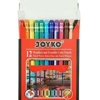 Gambar Joyko Erasable Pensil Warna Pendek 12 Bisa Dihapus Short CP-120 CP120 - PENSIL WARNA dari CENTRO TRADING Kota Bandung 2 Tokopedia