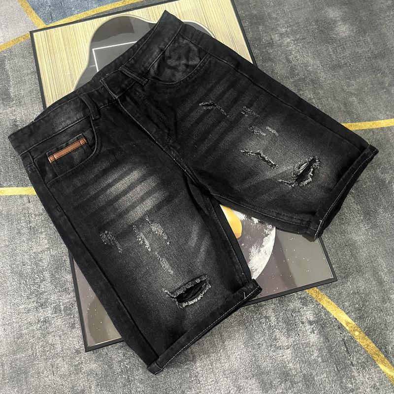 QUẦN SHORT ĐÙI JEAN NAM CHẤT LIỆU BÒ FROM LỬNG NGANG GỐI QUẦN JEAN NAM MÃ QS6237