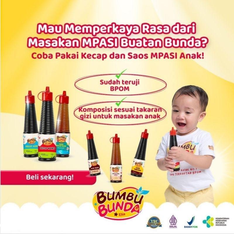 BUMBU BUNDA BY ELIA Kecap Manis Organik Saos Tiram Minyak Wijen / Bumbu Masak Organik untuk Anak 0