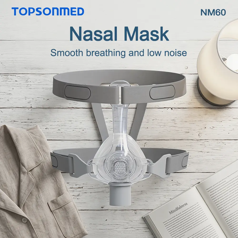 TOPSON NM60 Nasal Mask CPAP Auto CPAP APAP BIPAP Machine Size S/M/L Full Face Mask Anti Snoring