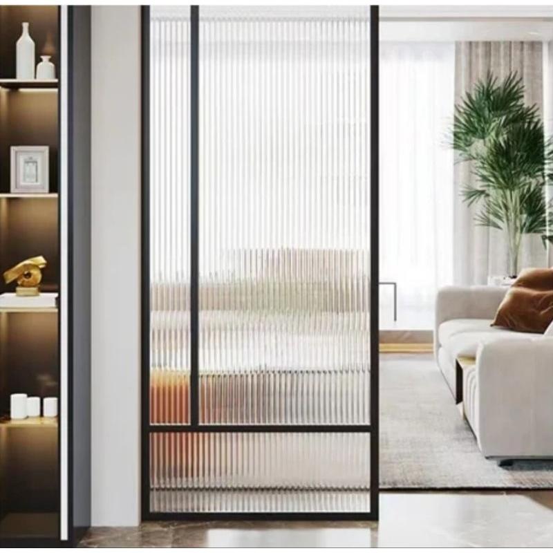 FLUTED PREMIUM REEDED MORU GLASS WINDOW STICKER | Sticker Kaca Fluted Reeded Moru Sandblast 2