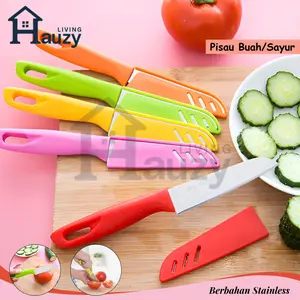 Hauzy - Pisau Dapur Kupas Buah dan Sayuran/Pisau Dapur Stainless Pisau Sayur Kupas Buah