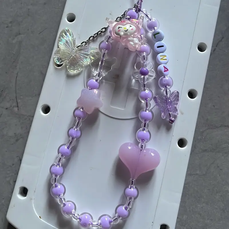 Strap phone clay bantak warna, bisa costum nama , clay sesuai warna ya 1