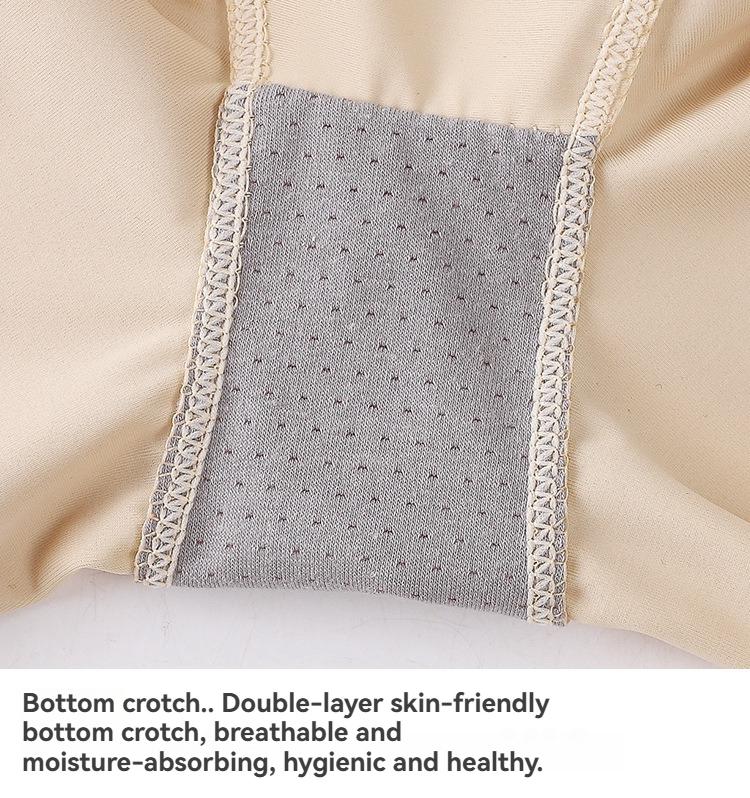 Product Introduction of High-waisted ice silk cool lift hip shaping trousers belly trousers flat feet body shaping hip anti-roll anti-walking bottoming safety trousers 18