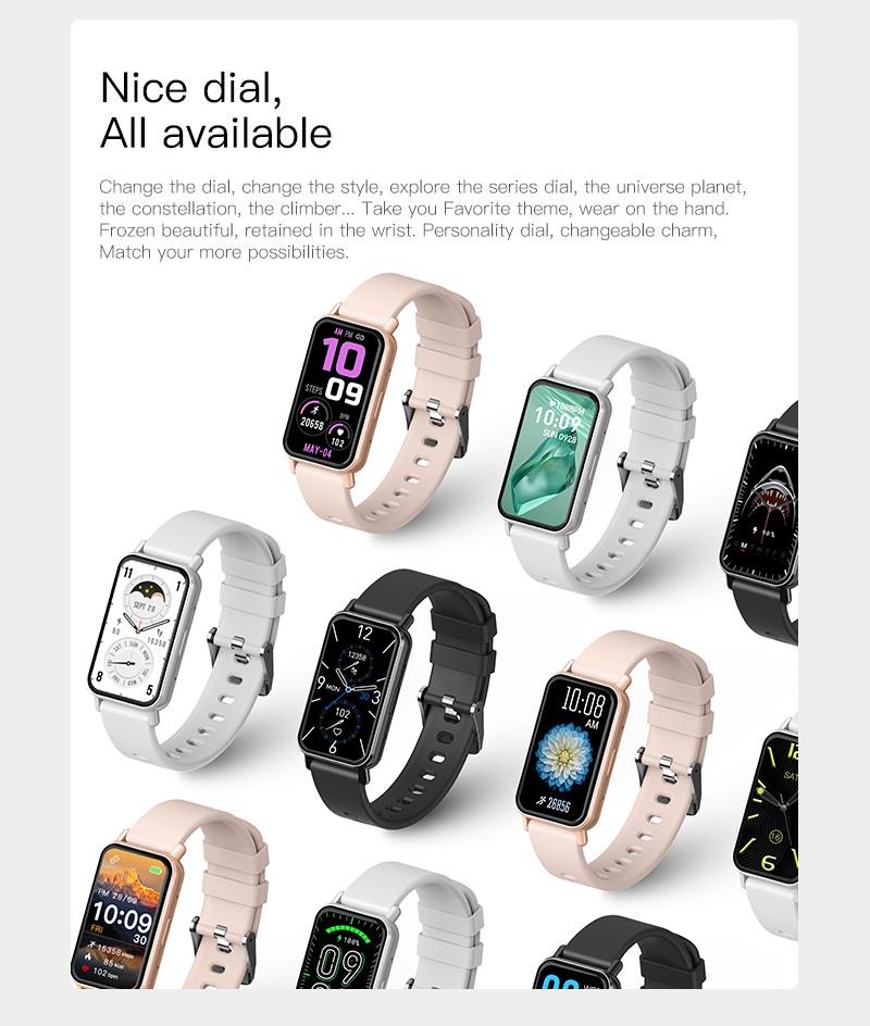 【COD | Garansi 12 Bulan】 Smart Watch PEJE Smartband Band1｜Bluetooth Call | Pemantauan Kesehatan | Pelacak Tidur | IP68 Waterproof | Mode Olahraga | Refresh Rate Tinggi | 24H Ship