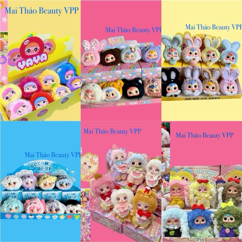 Yaya mini Blind Box trái cây V2 - Thỏ thần tài - Samuel - Yooki Blinbox - Set 8 box Samuel - 01 Hộp mù lẻ - Gấu bông Blinbox mini treo túi dễ thương xinh yêu  Thú Nhồi Bông Thú Bông Đồ Chơi