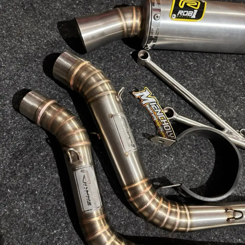 KNALPOT ROB1 BEAT 155 DB17 inlet 38mm & 45mm original 2