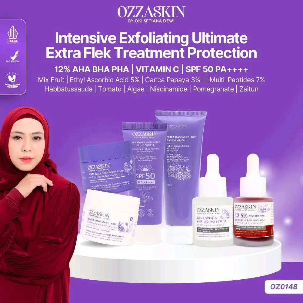 Skincare Ozzaskin by Oki Setiana Dewi - Paket Ultimate Basic Flek Treatment Protection