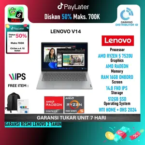 Lenovo V14 G4 Ryzen 5 7430 / 7520 16gb 512gb 14 Inch FHD W11+OHS