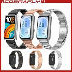 Stainless Steel Strap for Huawei Band 11 Strap Huawei Band 11 Pro Strap Quick Release Tali Jam Tangan Strap for Huawei Band 11/huawei Band 11 Pro