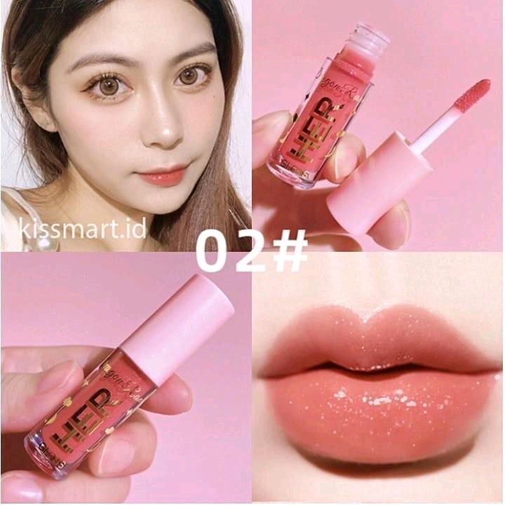 ( LIPSTIK HER ) HER Lipstick Lip Gloss Lip Glaze Waterproof Glitter Bibir Young Girl Dragon Ranee Minipink Lipstik Tahan Lama live 2