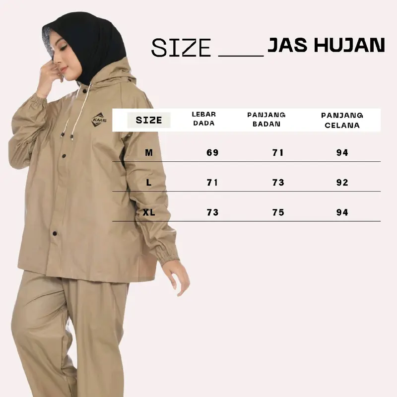 jas hujan raincoat pria wanita anti rembes anti bocor elastis terbaik 5