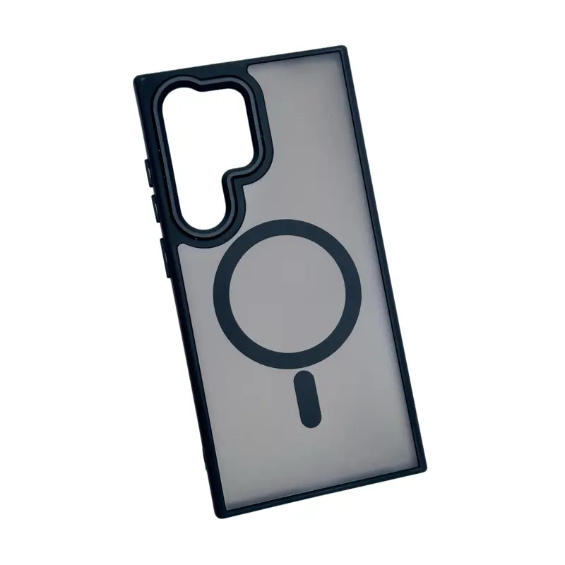 Casing Hybrid Dove Black Edition Magsafe Case A05 A05s A06 A15 A16 A24 A25 A26 A34 A35 A36 A54 A55 A55 S20FE S21FE S23FE S24FE S21 Ultra S22+ S23+ S24+ S22 S23 S24 S25 Ultra Plus 2