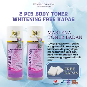 PAKET HEMAT 2PCS TONER BADAN MARLENA BPOM FREE KAPAS