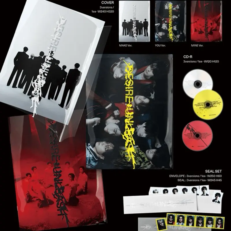 Ready] Album Enhypen - DESIRE : UNLEASH versi Make You Mine Sealed