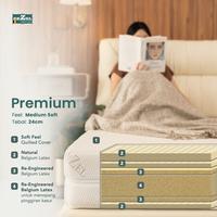 Gambar Full Set Kasur Latex Enzel Premium Medium Soft Uk 100x200 - Full Set 100x200x24 cm dari Enzel Belgium Latex Kota Tangerang Selatan 4 Tokopedia