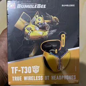 Transformers Bumblebee TF-T30 Headset Bluetooth V5.4 Wireless True Wireless BT Headphones dengan Desain Keren dan Kualitas Suara Terbaik