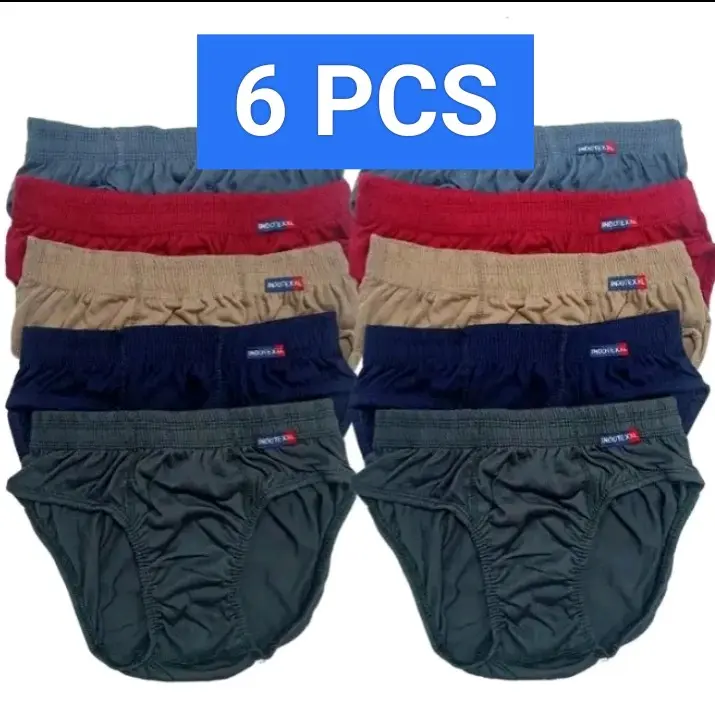 6 pcs cd indotex pria nyaman termurah | celana dalam anak remaja dewasa indotex Katun Polos melar Cowok