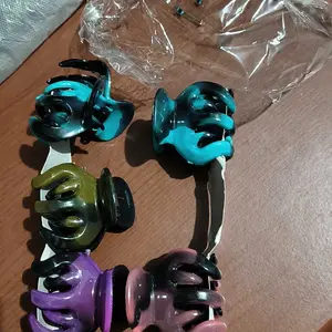 [PAKET 6 PCS] Jedai 5CM Isi 6 Pcs Jedai Glitter Jedai Besar Jepit Rambut Badai Large Jepit Jedai 5CM Besar Korean Clips Aksesoris