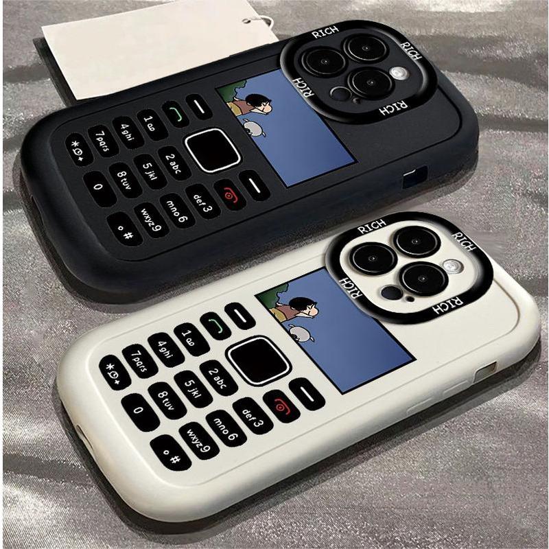 Vỏ Điện Thoại Chống Sốc Cho IPhone 16/17/11/15/12/13/14/Air/Pro Max/X/XR/XS/14 Plus/8/7 Plus,Ins Cao Cấp Cảm Giác Puff Case Vintage Điện Thoại Chống Sốc Bảo Vệ Trường Hợp Điện Thoại
