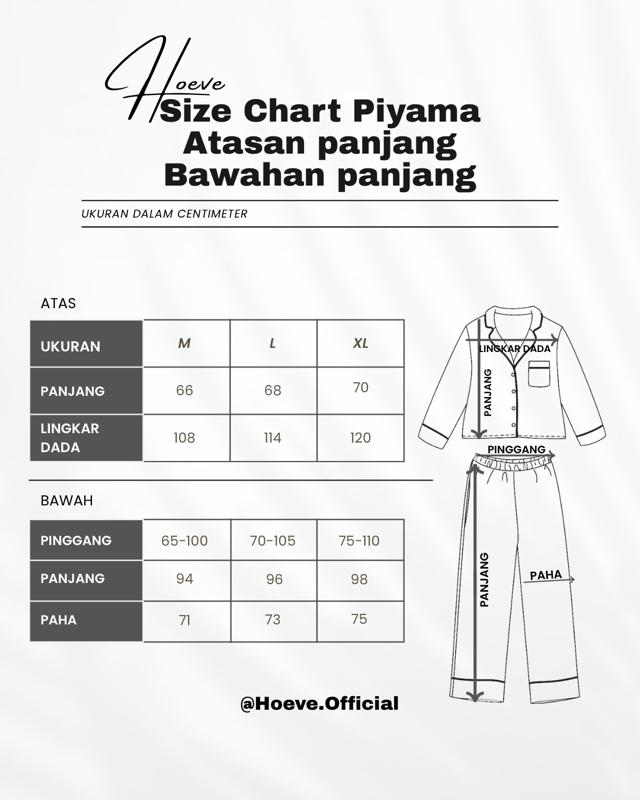 Piyama/Baju Tidur Panjang Oneset Sleepy Bear (Rayon Twill Premium)