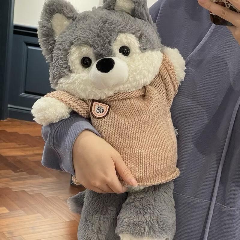 Product Introduction of Sói bông lãng tử đáng yêu, Gấu bông đáng yêu, ngộ nghĩnh 0