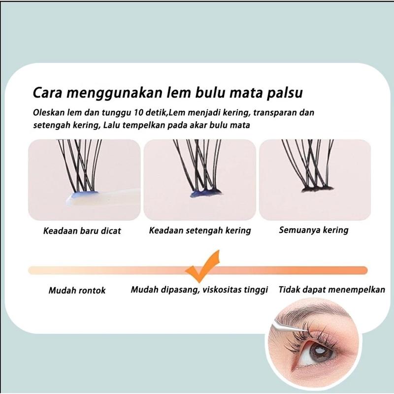 Product Introduction of LELAND Bulu Mata Palsu Lembut Alami Bulu Mata Palsu Untuk Bulu Mata Palsu Tersegmentasi | Eye Make Up Aksesoris 13