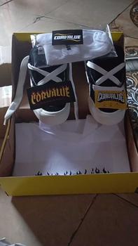 Product Review of Corvalue - Sepatu Sneakers Unisex Pria Wanita Otaru Black White Shoes Casual Sneakers Hitam from 𝖜**🥄 0