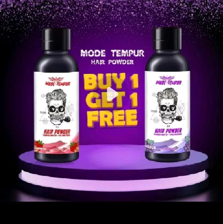 Beli Satu Gratis Satu, Phawor Hair Powder 60 ml Untuk Rambut Bertekstur,Bervolume dan Wangi Perawatan
