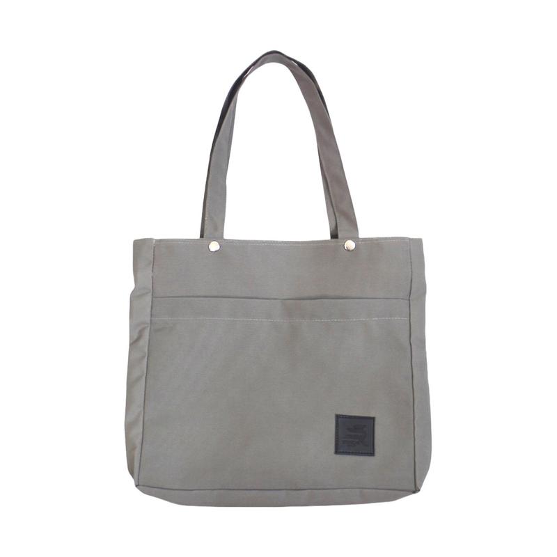 TOTE BAG DOUBLE RESLETING - TAS BAHU TOTEBAG WANITA KANVAS POLOS - TOTE WANITA BANDUNG POLOS - TOTE BAGKANVAS 3