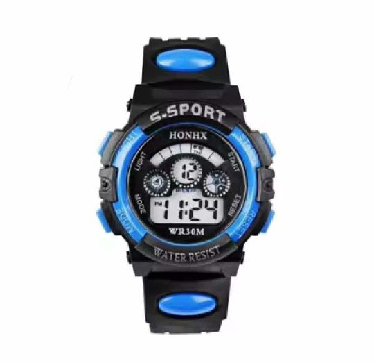 Jam Tangan Rubber S-Sport 1790 Honhx Geneva Digital Terlaris Sport Harga Grosir S-1790 JF038 A233