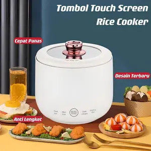Panci Listrik/ mini Rice Cooker/ 1.6L Rice Cooker/Penanak Nasi 400W Serbaguna Pemanas