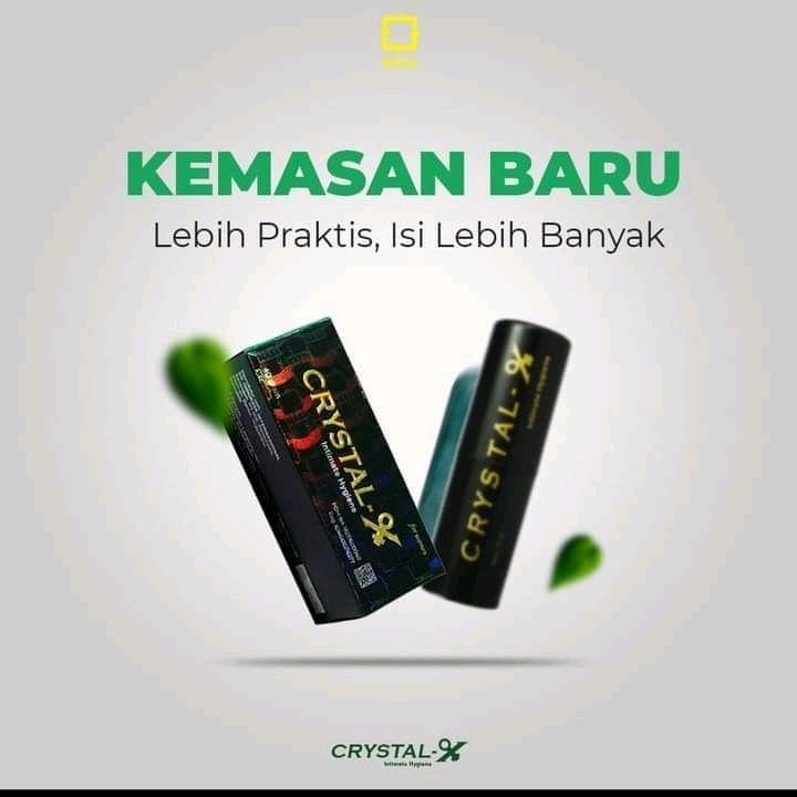 Crystal X NASA Original Kemasan Baru 40gr Lebih Praktis Isi Lebih Banyak