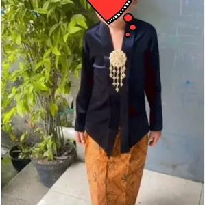 atasan kebaya beludru kartini/encim anak Fashion baju