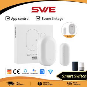 Penderia Magnet Pintu, SWE, Penyepaduan Pintar untuk Kawalan Langsir dan Cahaya, Pensuisan Pintu Jauh, Makluman melalui Telefon Pintar