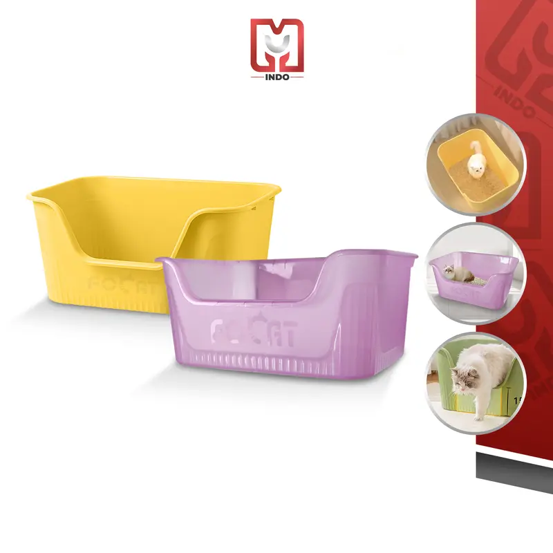 Pet Litter Box Ekstra Besar 50CM M31 Bak Pup Kucing Anabul Jumbo / Big Size Pet Litter Box 0