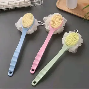 ALAT SIKAT PUNGGUNG MANDI 2 SISI+SHOWER PUFF PEMBERSIH BADAN