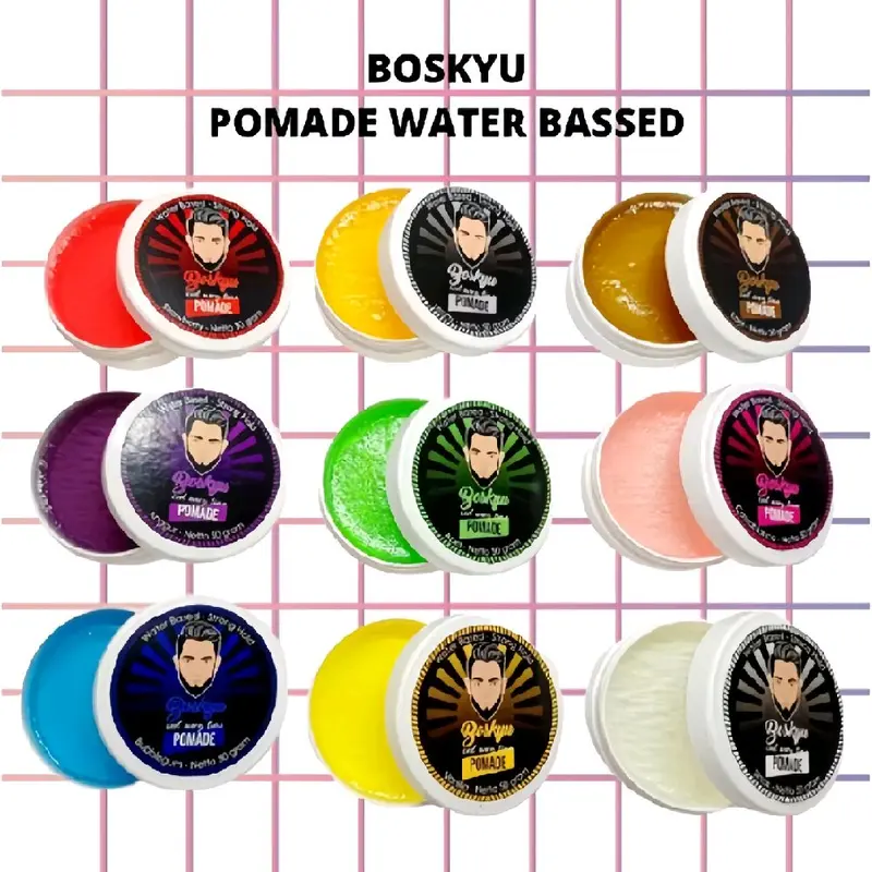 BOSKYU POMADE WATER BASSED STRONG HOLD 0