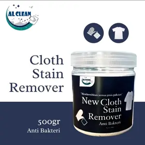 AL CLEAN  CLOTH STAIN REMOVER-Detergent Pembersih Noda  Membandal pada pakaian Netto 500 gram penghilang noda Jamur Unscented Bubuk